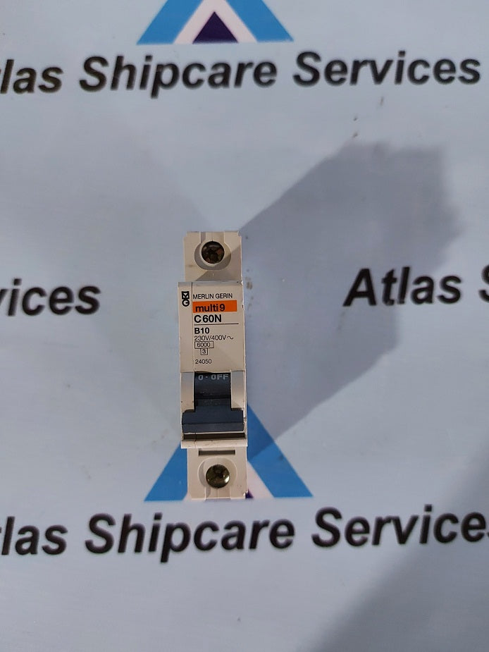 MERLIN GERIN MULTI9 C60N B10 FUSE CIRCUIT BREAKER